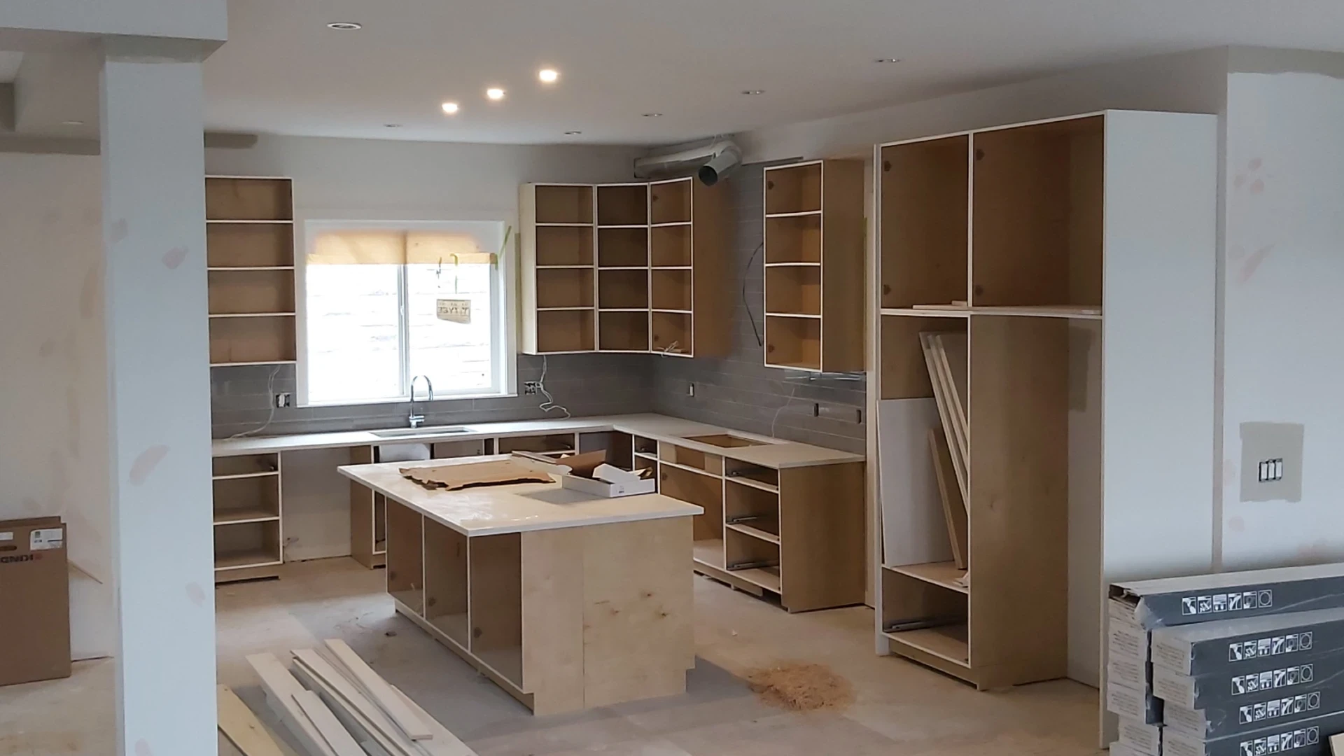 Kitchen cabinet and hood installment and renovation